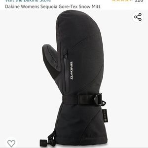 Dakine women's xs sequoia mittens & liners black